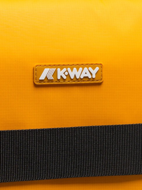 BLOSSAC  Cărucior pentru bagaje de m&acirc;nă impermeabil galben inca/negru pur - Bagaje de m&acirc;nă