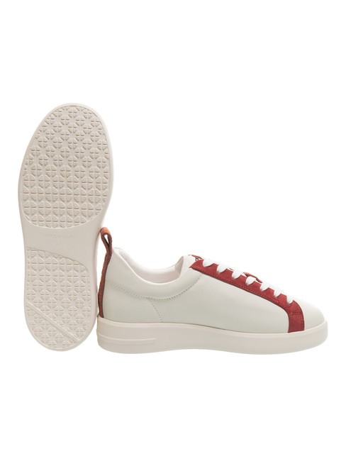 MONOGRAM PERFORED BIMATERIAL Tenisi din piele de.w/rosew/m.gr - Pantofi femei