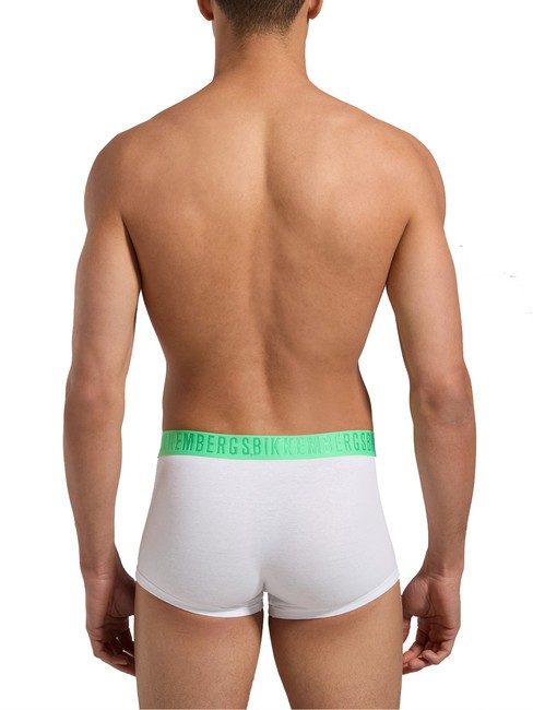 FASHION BICOLOR Set 3 boxeri alb bleumarin negru - Slip pentru bărbați