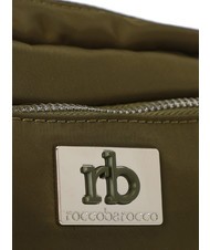 ROCCOBAROCCO GLORIA Geanta de umar cu buzunar verde militar - Genți femei - 3