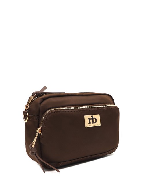 GLORIA Geanta de umar cu buzunar maro inchis - Genți femei