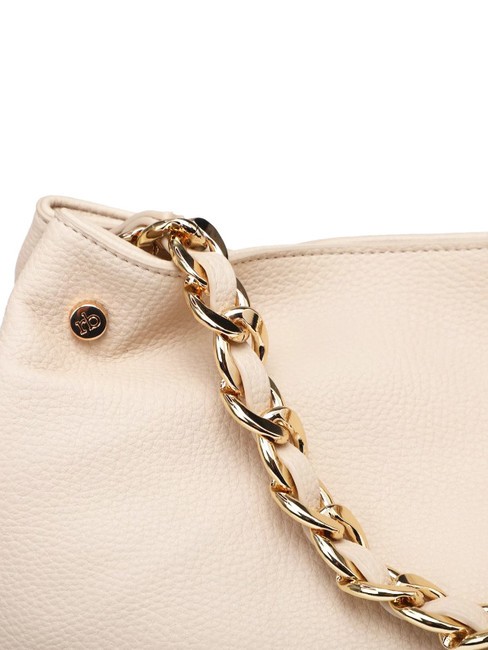 ADELE Geanta de mana cu curea de umar lapte - Genți femei