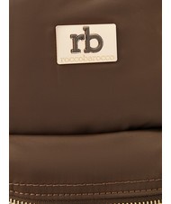ROCCOBAROCCO GLORIA Rucsac cu buzunar maro inchis - Genți femei - 3
