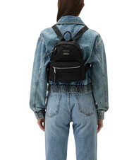 ROCCOBAROCCO GLORIA Rucsac cu buzunar negru - Genți femei - 5