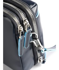 PIQUADRO BLUE SQUARE Pocheta organizata din piele albastru - Husă pentru tabletă și organizator - 3