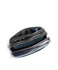 PIQUADRO BLUE SQUARE Pocheta organizata din piele albastru - Husă pentru tabletă și organizator - 4