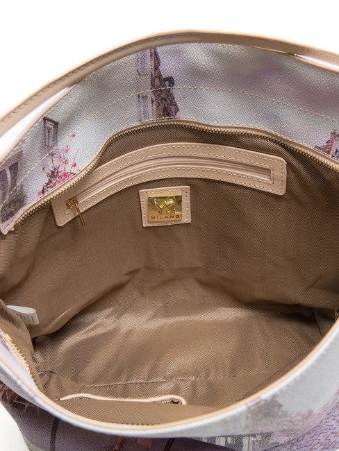 YESBAG Geantă hobo de umăr cafenea paris - Genți femei