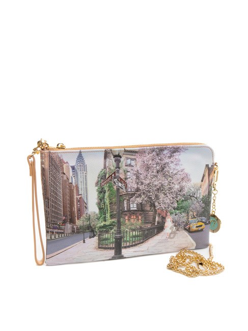 YESBAG clutch cu manșetă și curea de umăr New York East - Genți femei