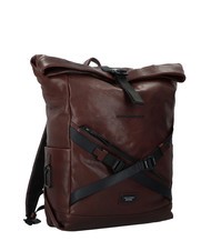 PIQUADRO HARPER Rucsac pentru laptop din piele de 15,6". - Rucsacuri pentru laptop