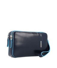 PIQUADRO BLUE SQUARE Pochette din piele albastru - Genți femei - 2