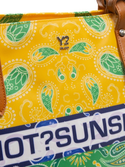 BANDANAS Geanta de cumparaturi de plaja medie verde - Genți femei