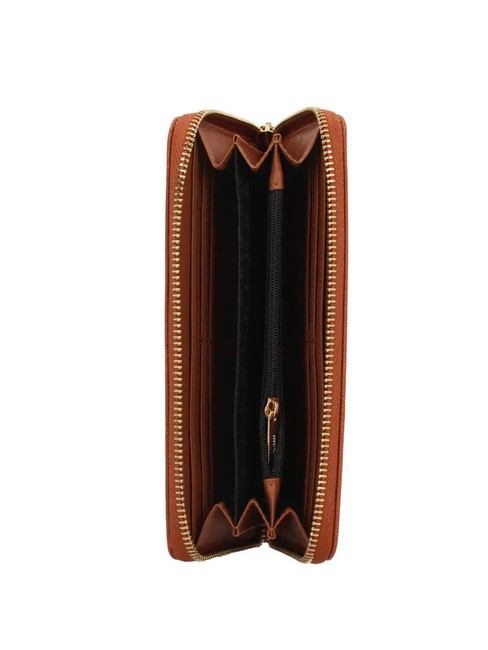 LUCE Fermoar mare în jurul portofelului bronzat - Portofele femei
