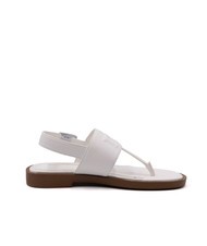 ROCCOBAROCCO RB Sandale flip-flop cu slingback alb - Pantofi femei - 3