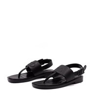 ROCCOBAROCCO RB Sandale flip-flop cu slingback negru - Pantofi femei - 4