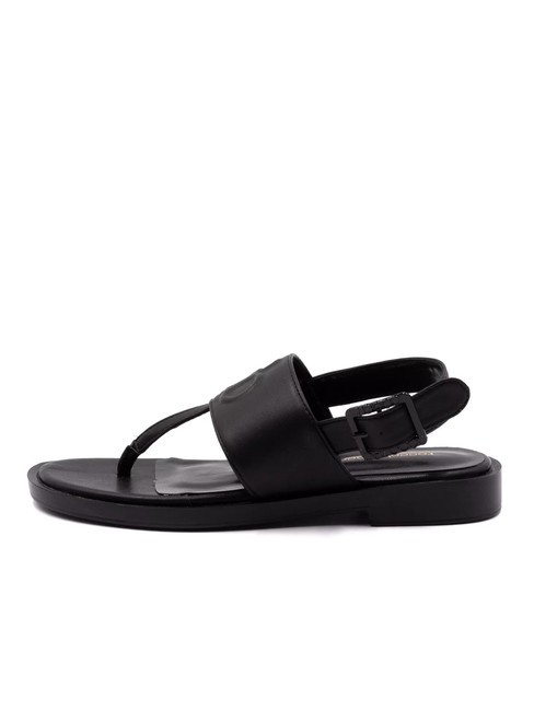 RB Sandale flip-flop cu slingback negru - Pantofi femei