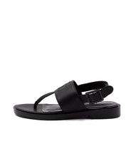 ROCCOBAROCCO RB Sandale flip-flop cu slingback negru - Pantofi femei - 3