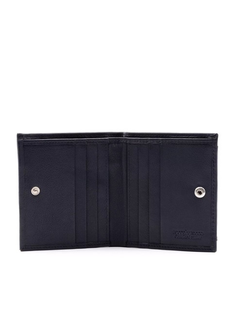 STRIPE Portofel vertical cu buzunar albastru - Portofele bărbați