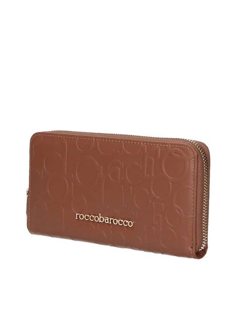 BELLA Fermoar mare în jurul portofelului bronzat - Portofele femei