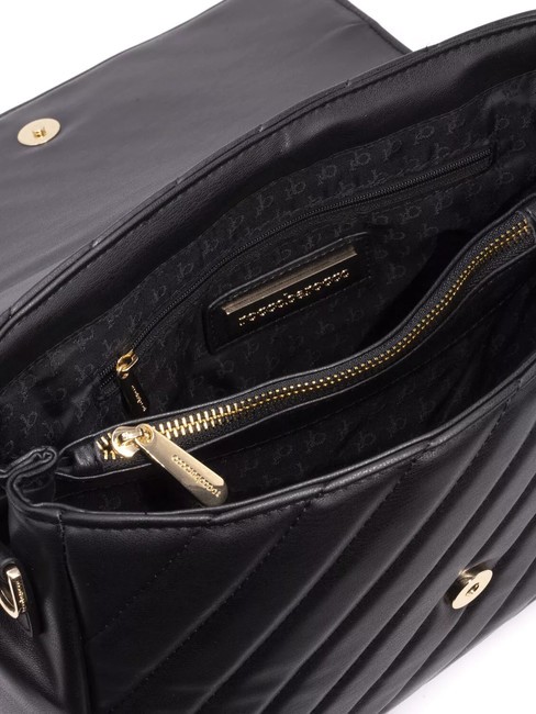 GLAM Geanta ghiozdan matlasata negru - Genți femei