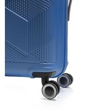 AMERICAN TOURISTER SUNCHASER  Cărucior mediu albastru linistit - Trolere rigide - 8