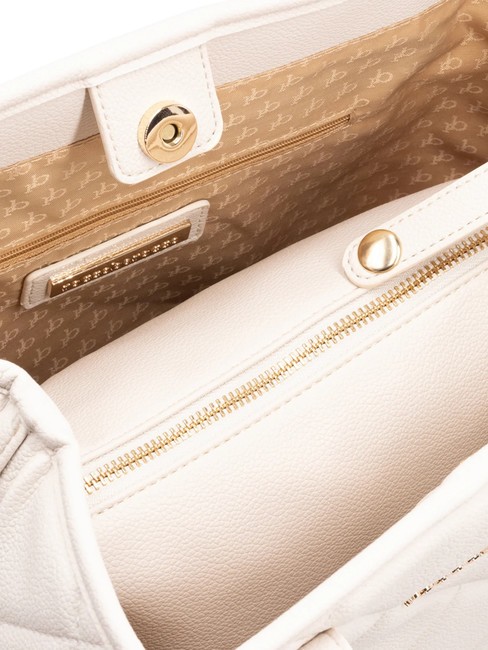 GLAM Geanta de cumparaturi cu husa aproape alb - Genți femei