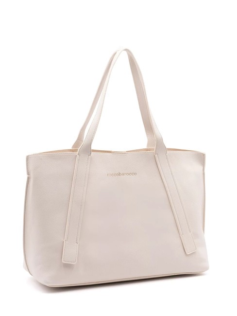 GLAM Geanta de cumparaturi pe umar aproape alb - Genți femei