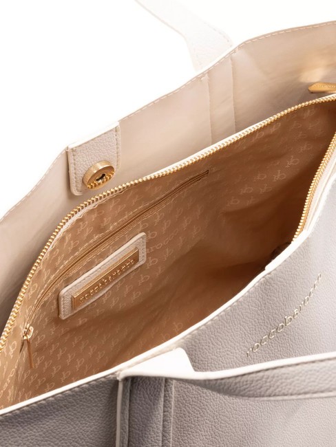 GLAM Geanta de cumparaturi pe umar aproape alb - Genți femei