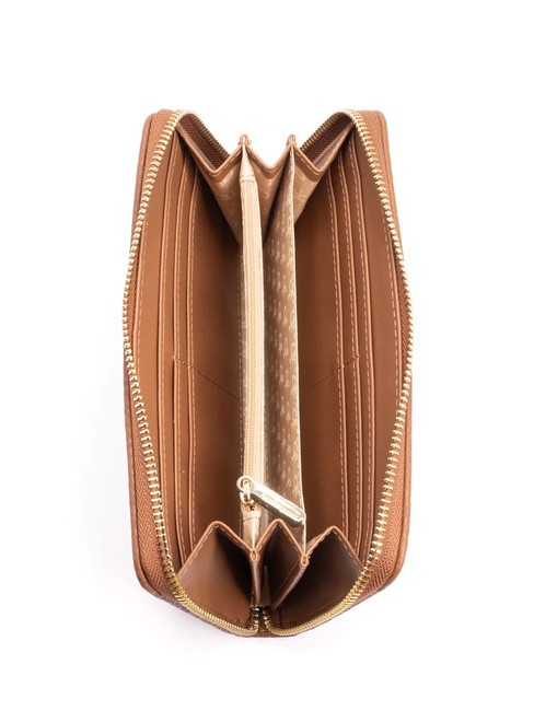 ARIA Fermoar mare în jurul portofelului bronzat - Portofele femei