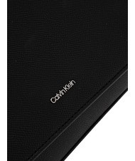 CALVIN KLEIN CK MUST Geanta de umar cu clapa pvh negru - Genți femei - 4
