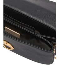 COCCINELLE DEW Geanta mica din piele ciocanita negru - Genți femei - 4