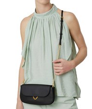 COCCINELLE DEW Geanta mica din piele ciocanita negru - Genți femei - 5