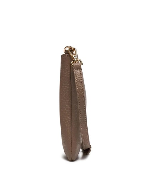 BEST CROSSBODY Geanta mini din piele taupe cald - Genți femei