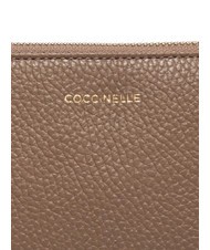 COCCINELLE BEST CROSSBODY Geanta mini din piele taupe cald - Genți femei - 4
