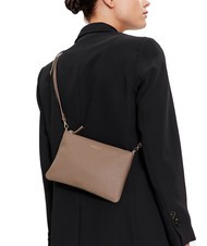 COCCINELLE BEST CROSSBODY Geanta mini din piele taupe cald - Genți femei - 5