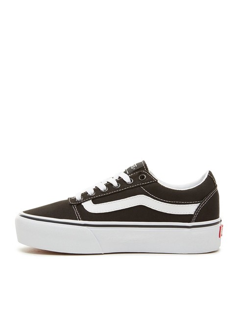 WARD PLATFORM Adidași înalți alb negru - Pantofi femei