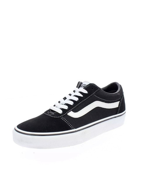 WARD M Adidași din pânză alb negru - Pantofi bărbați