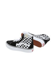 VANS SK8-HI Platform 2.0 Adidași înalți tablă de șah/alb adevărat - Pantofi unisex - 4
