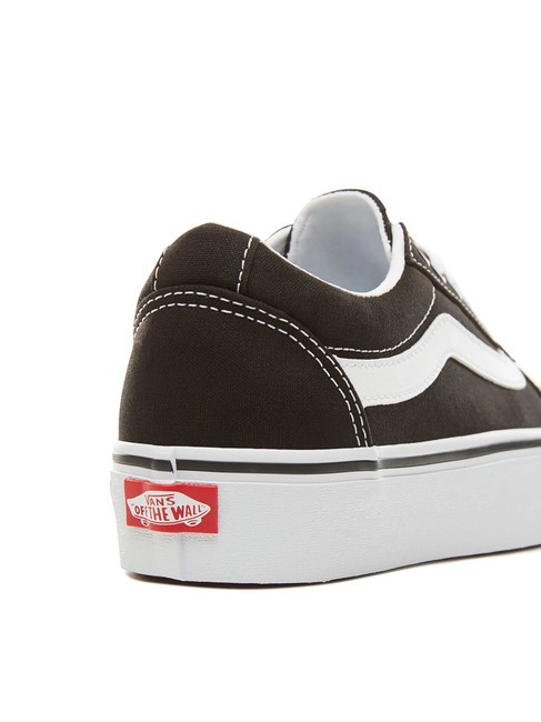 WARD PLATFORM Adidași &icirc;nalți alb negru - Pantofi femei