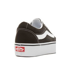 VANS WARD PLATFORM Adidași &icirc;nalți alb negru - Pantofi femei - 6