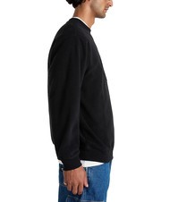 VANS CARLO LOOSE Hanorac din fleece cu gâtul rotund negru - tricou - 3