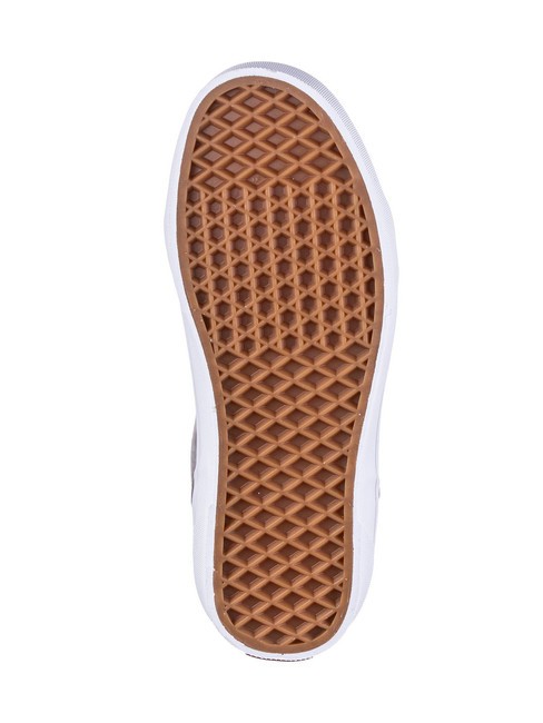 SELDAN Tenisi din piele intoarsa retro pop gri/creme brulee - Pantofi femei