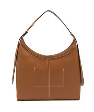GIANNI CHIARINI NORMA Geantă hobo de umăr din piele caramel - Genți femei - 3