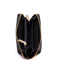 ROCCOBAROCCO LOGO METALLICO Portofel mediu cu fermoar - Portofele femei