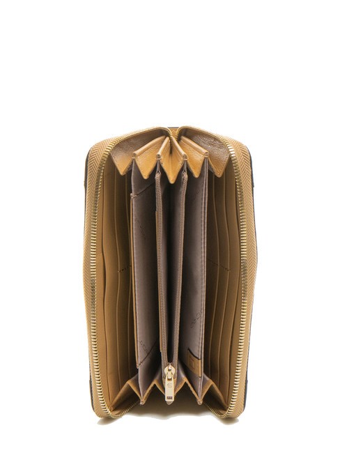 W99 Portofel din piele bej 5 - Portofele femei