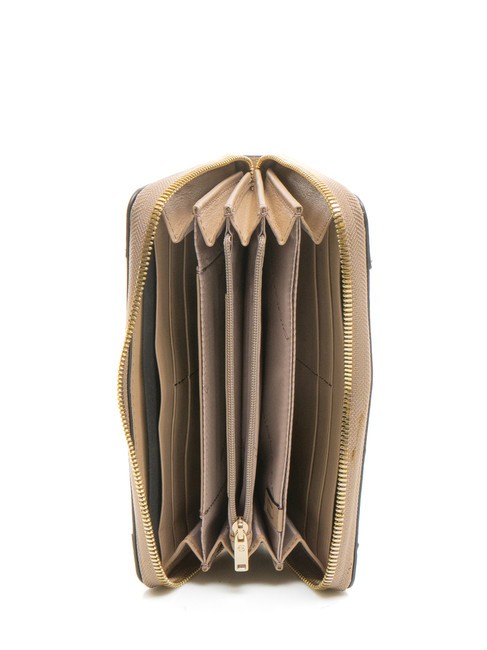 W99  Portofel din piele BEIGE - Portofele femei