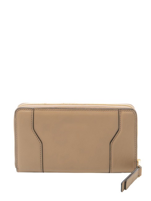 W99  Portofel din piele BEIGE - Portofele femei