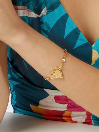 ALL OF US Bratara cu inima aur galben - Brățări