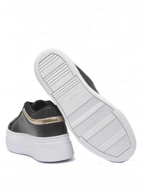 A|X Platform Adidași cu pană Negru / negru - Pantofi femei