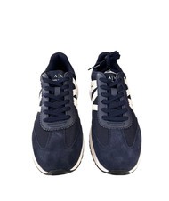 ARMANI EXCHANGE A|X LOGO Adidași bleumarin+roșcat - Pantofi bărbați - 4