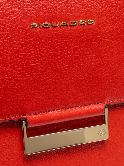 W99  Rucsac din piele RED - Rucsacuri pentru laptop